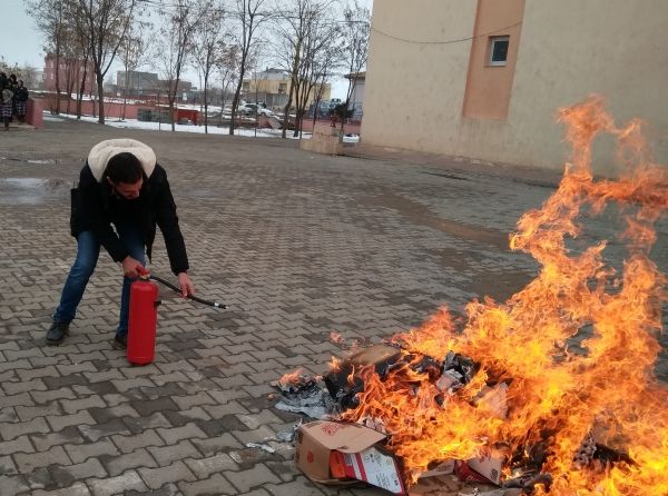 Okulumuzda yangın tatbikatı yapıldı.